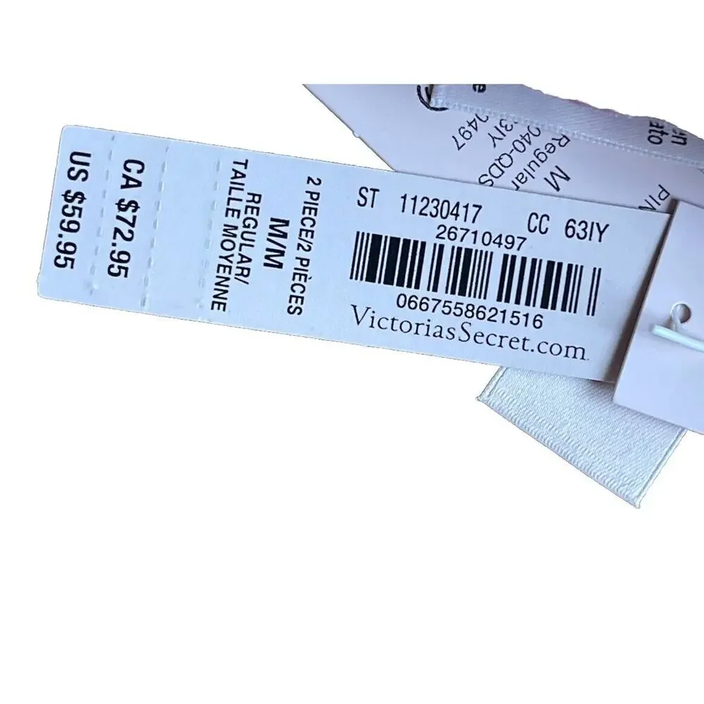 NWT VS Pink Velvet Cami Med Bra Top Victoria’s Secret - Picture 3 of 6